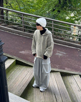 セカンドカーゴワイドパンツ（ブラック）