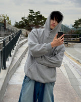 Chrono Button Hoodie (Navy)