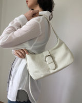 Tony Big Buckle Shoulder Bag (4color)