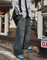 Wayson washing wide denim