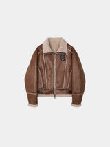 Cutting rider crop mustang jacket