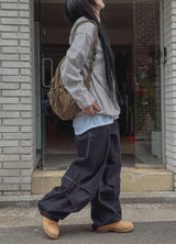 ラオンダートノンフェードバルーンデニムパンツ