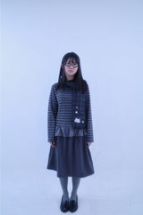 Shirring Dangara Frill T-shirt (2color)