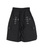 Ber Cross Eyelet Bermuda Pants