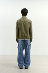 インシジョンダブルニーカーペンターパンツ (Washed Blue)