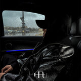 [HFORUS MADE]Layer Shoulder Hooded zip-up IN BLACK