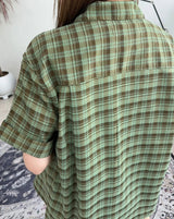 ケイトロールアップチェックシャツ