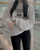 Monin lettering sweatshirt
