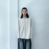 Raw-Hem Drop-Shoulder Shirt