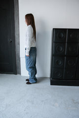 wrinkle mesh loop cardigan(3colors)