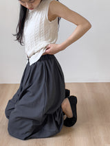 Oreo Cable Knit Vest