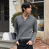 ゴルジ セミジップアップ マッスルフィット ニット