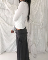 Drape halter T