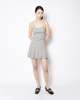 PLEATS MINI ONE-PIECE (GREY)