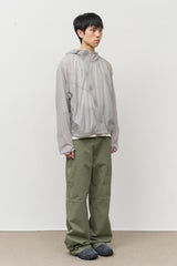 Cone Dyeing Zipper Pants