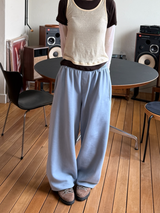 belted sweat pants 