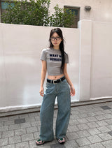 DEVIS WIDE DENIM JEANS