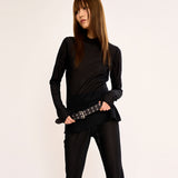 See-through Leggings - Black