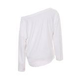 Recycle one- shoulder Tee 002