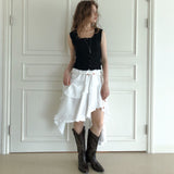 Fors sleeveless blouse (black)