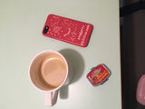 red star pardise hard matte phone case