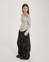 (W's) Petal Ribbed Knit