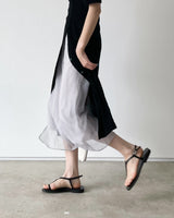 Mati unbalance long cardigan