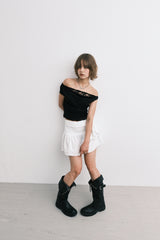 レースドゥオTシャツ (black)