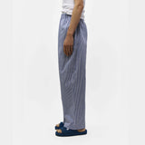 UNISEX ストライプラベルボクサーパンツ_ネイビー