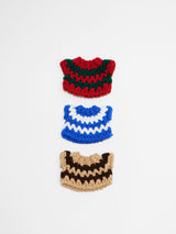 Keyring Acc 'Cowichan knit' - 3 Color