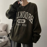 Brooklyn lettering knitwear