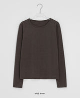 26SS★ [BAONHAUS] Ringchi Layered Span Round T-Shirt