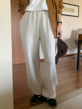 [Wool fleece] Eggdon string two-way pants