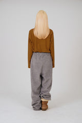 COLOR POP TURTLENECK T-SHIRTS - MUSTARD