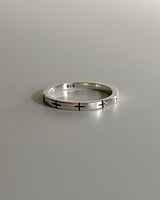ホーブクロスリング (シルバー) *1PCS