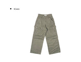 Thunder Pigment Washing Wide Cargo Long Pants