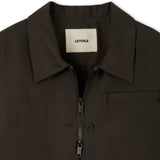 DARK BROWN SHORT FRENCH JACKET