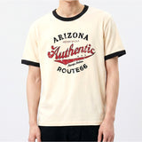 Essential Standard Short-Sleeve Ringer T-Shirt Arizona Cream