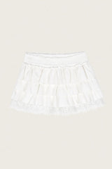 Tutu Ballet Lace Skort, White