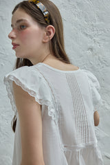 Bird button blouse