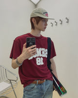 Cento Patch Lettering Short Sleeve T-shirt