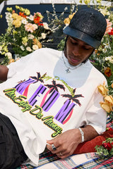 パームトリープリントTシャツ