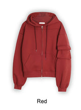 Perus Pocket Crop Hood Zip-Up