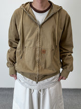 Cb Patch Work Hooded Jumper