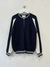 Nordi varsity knit zip-up 4C