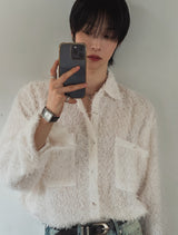 Ader Mohair Crop Shirt
