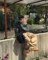 バックバックルワイドスラックス