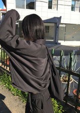 HIDDEN ボタンクロップシャツ