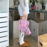 back to pink bag+pouch set