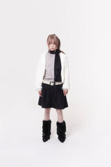 ミニリボンマフラー (black)